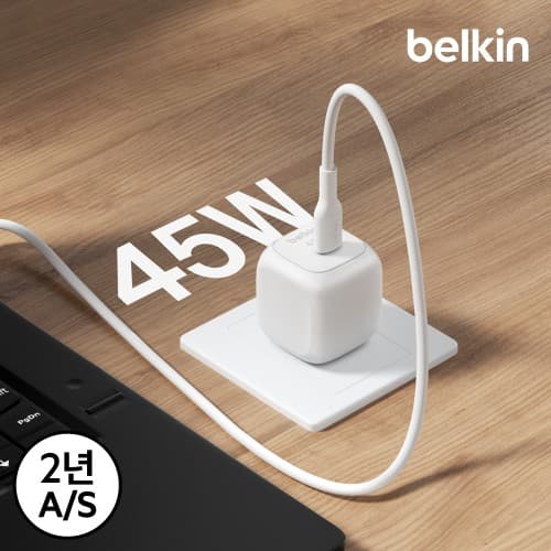 벨킨 45W USB-C PD 3.2 PPS 충전기 WCA013kr 상세 이미지 2