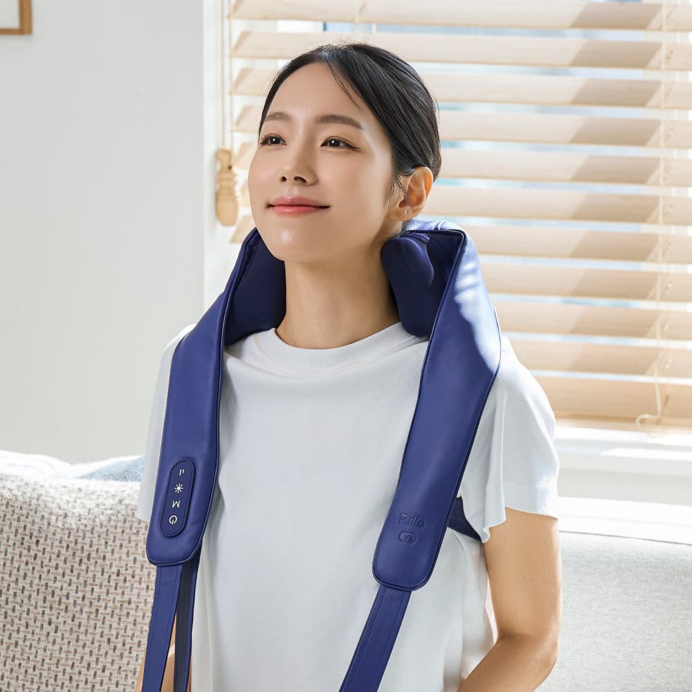 풀리오 목·어깨 두드림 마사지기 V3 선물세트